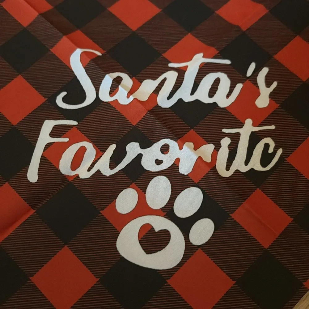 Santa’s Favorite Pet Bandana Cats and Dogs